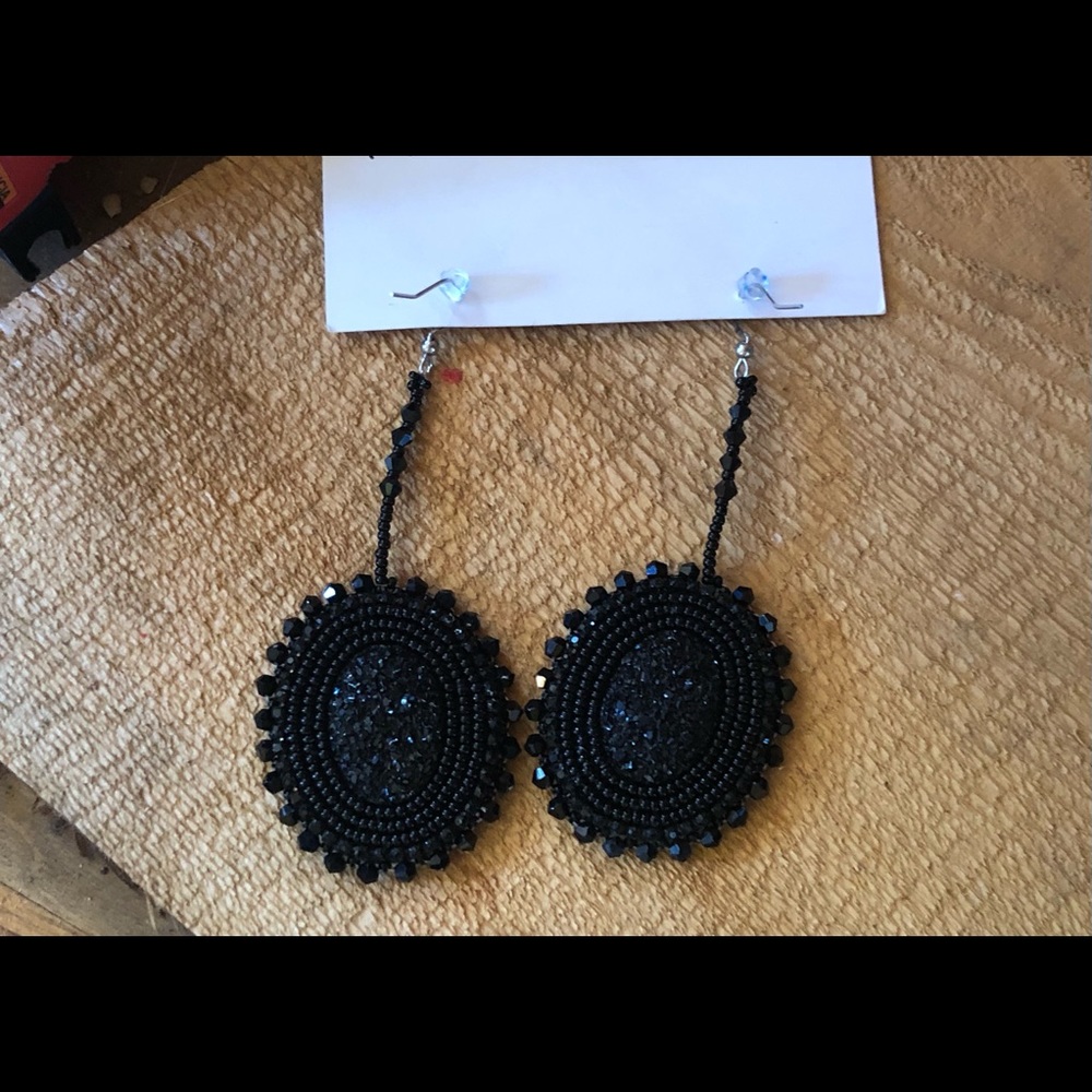 Hand Beaded Earrings